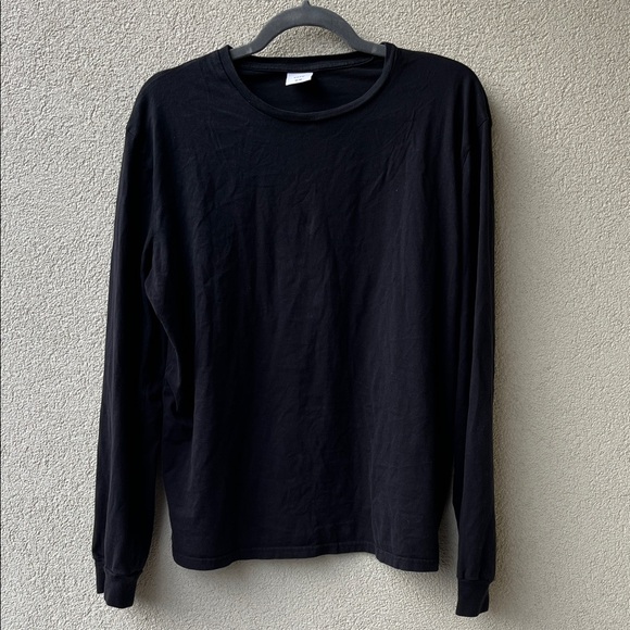 KOTN Tops - KOTN Black Cotton Long Sleeve Tee
